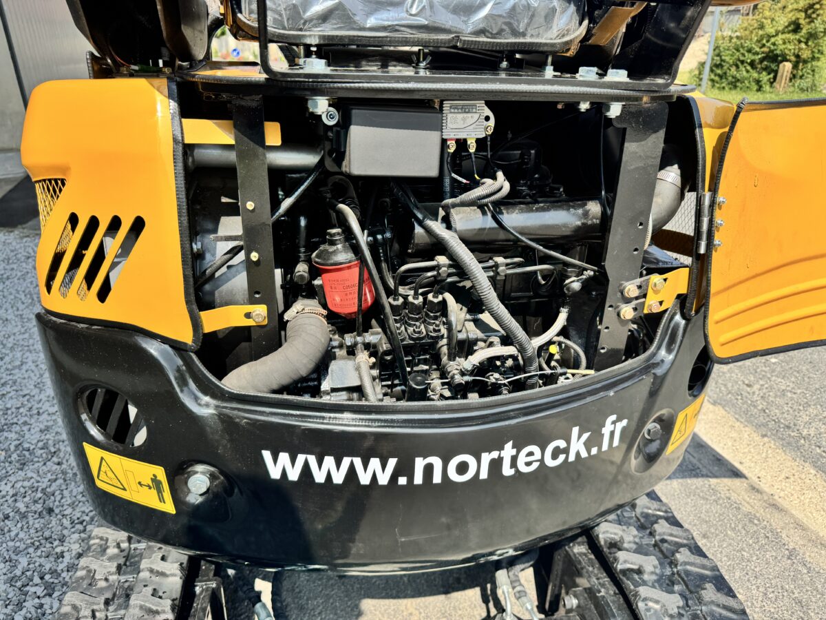 MINI PELLE NORTECK SX16 - 24 CV diesel + pouce hydraulique OFFERT – Image 4